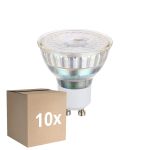 Lot 10x Eglo Spot LED GU10 PAR16 2.5W 450lm 38D - 830 Blanc Chaud | Équivalent 64W