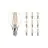 Lot 10x Noxion Lucent Lustre LED E14 Boule Filament Claire 2.5W 250lm – Dimmable - Équivalent 25W